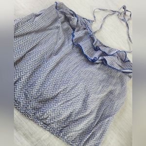 Gap Ruffled Halter Top Size:Large